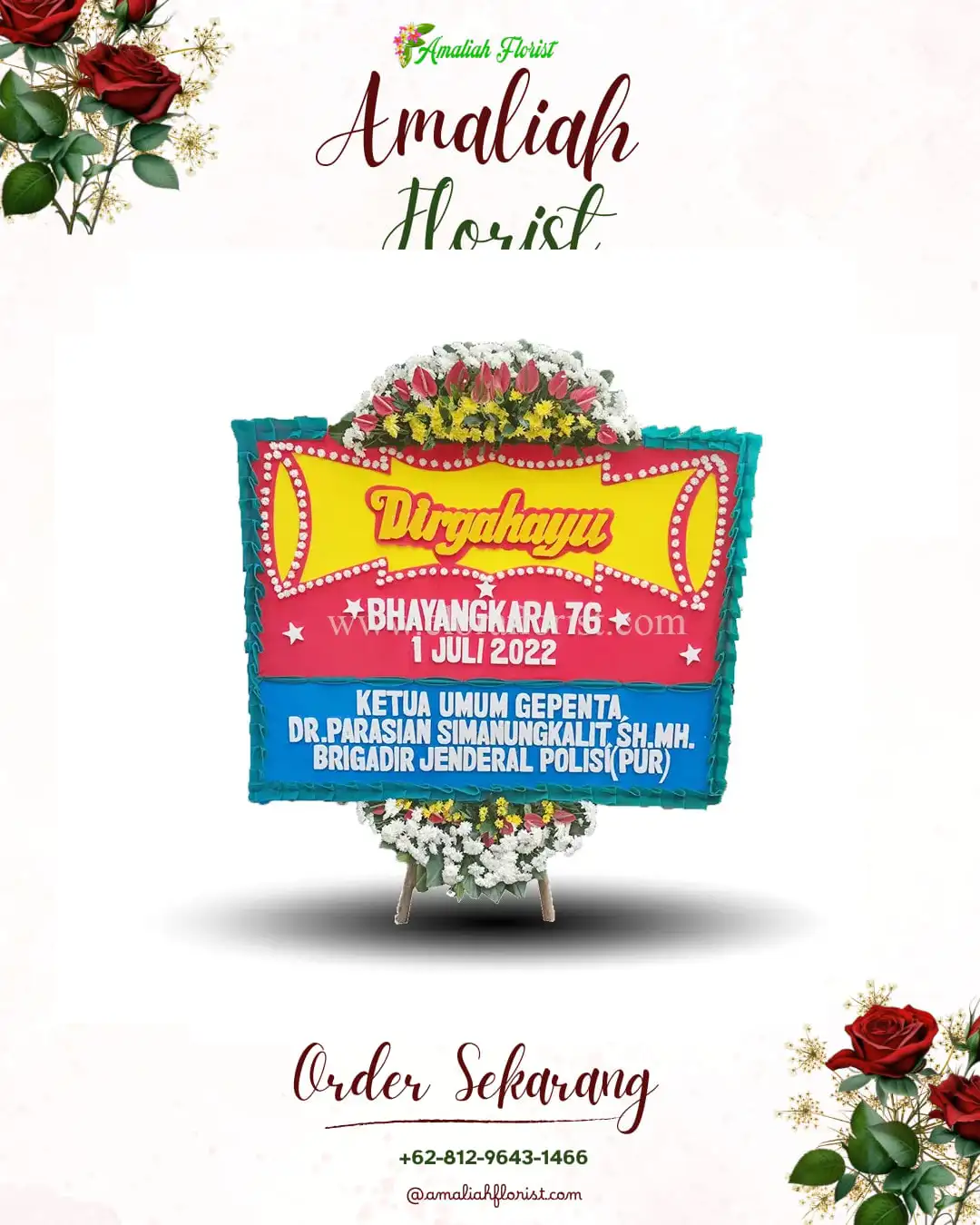 Papan Bunga HUT Ulang Tahun Tambakasri